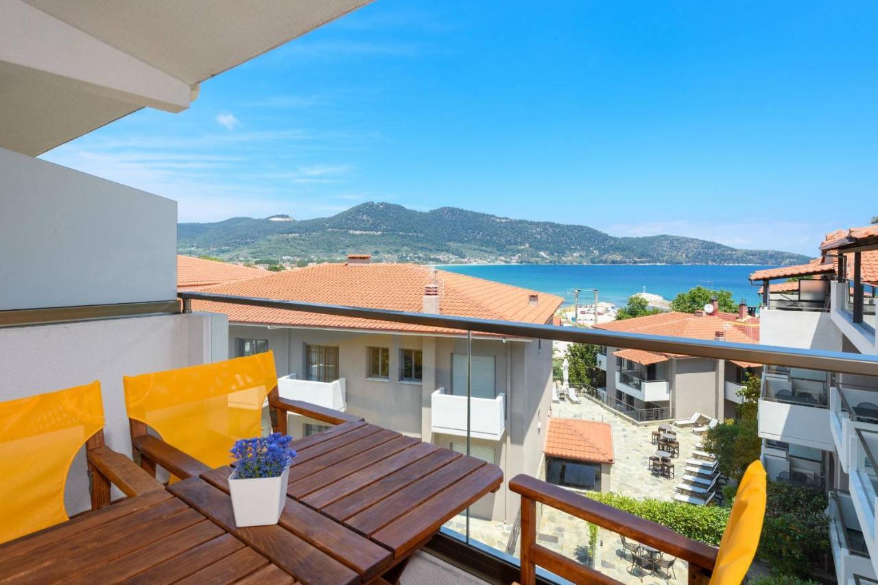 Zoe'S Sea View Apartment สกาลา โปเตมิอัส ภายนอก รูปภาพ