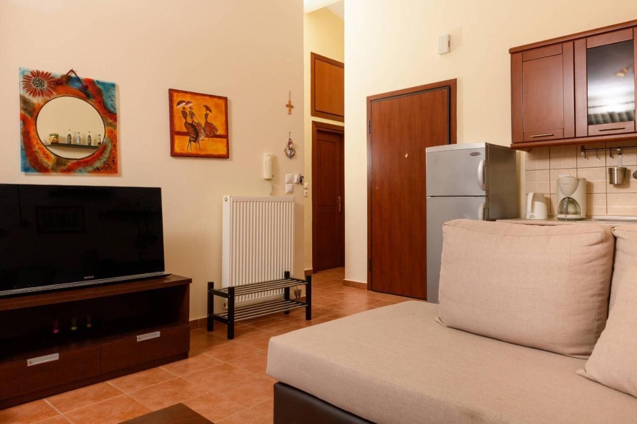 Zoe'S Sea View Apartment สกาลา โปเตมิอัส ภายนอก รูปภาพ